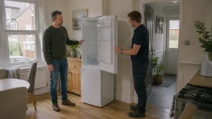 Working fridge being donated for reuse